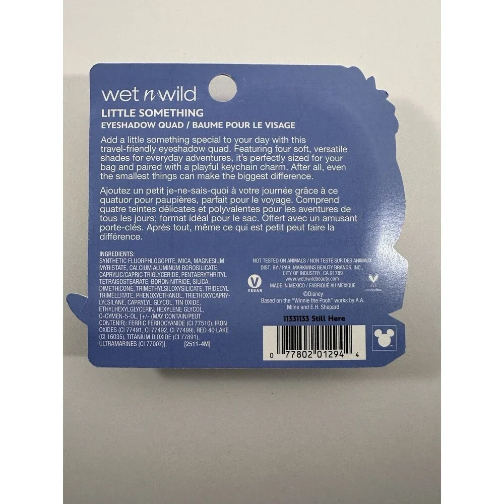 Wet N Wild Disney Winnie The Pooh Eeyore Eyeshadow Quad Still Here